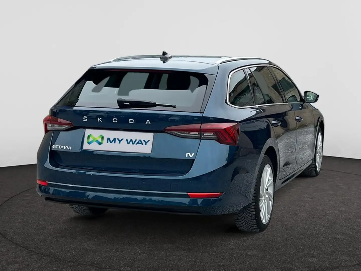 Skoda Octavia Octavia Combi Style 1,4 TSI iV 150 kW 6-speed automat. Blauw - 2