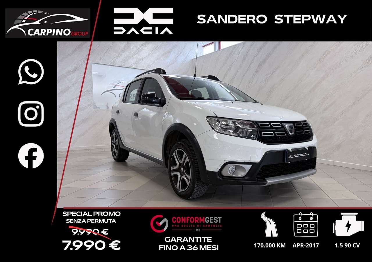 Dacia Sandero Sandero II 2017 Stepway Stepway 1.5 dci Wow s