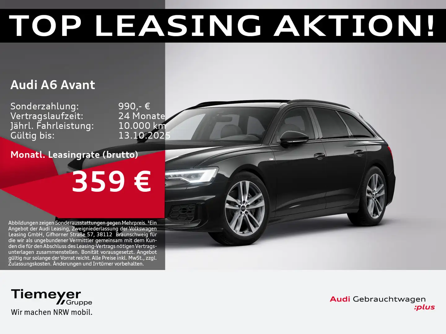 Audi A6 45 TDI Q S LINE MATRIX PANO AHK KAMERA Schwarz - 1