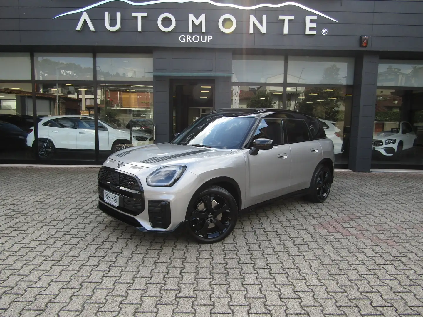 MINI Countryman D 2.0 48v JCW AUTO,CERCHI 19,TETTO,HUD,PACCHETTO M Grijs - 1