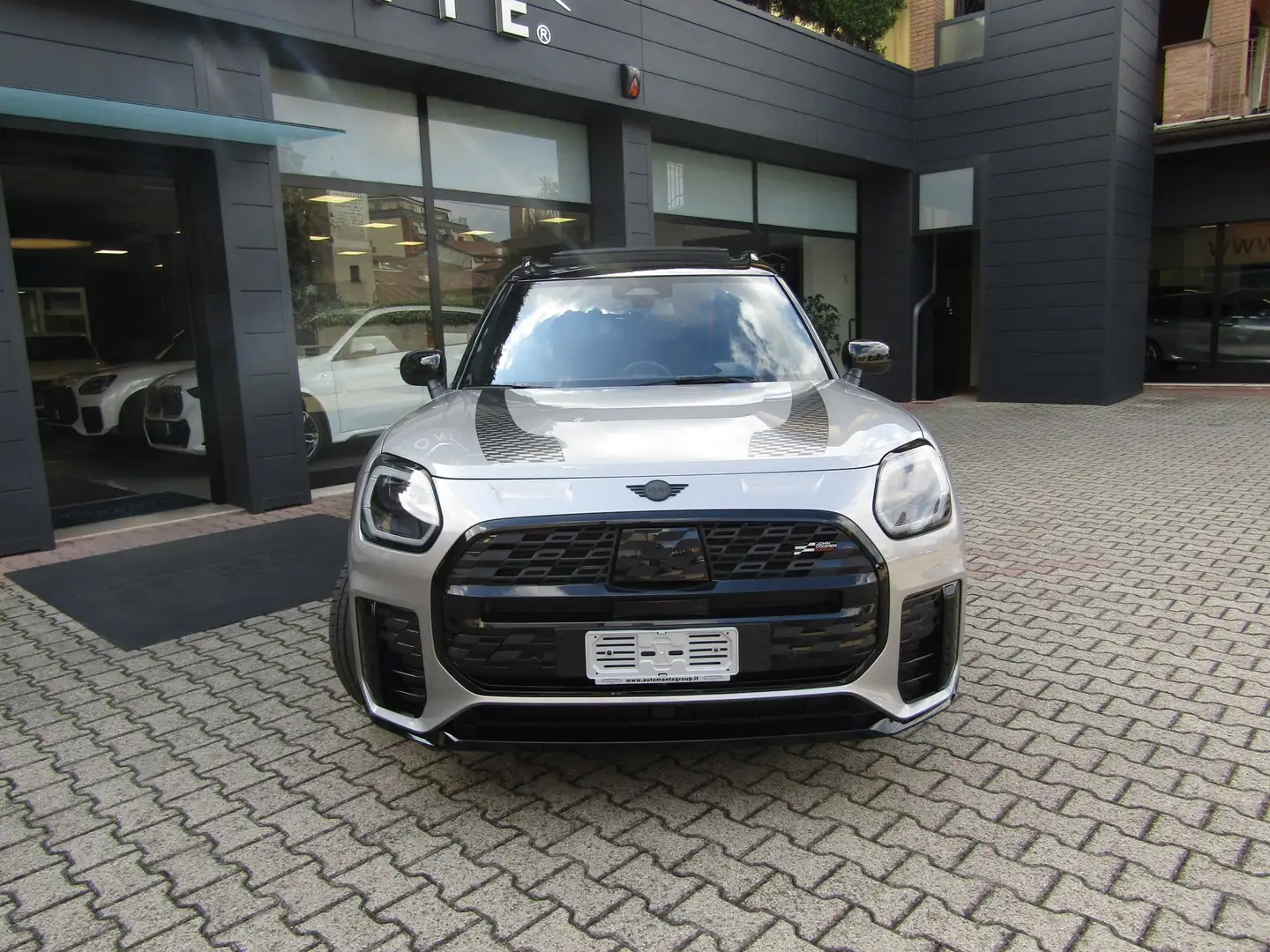 MINI Countryman D 2.0 48v JCW AUTO,CERCHI 19,TETTO,HUD,PACCHETTO M Grijs - 2
