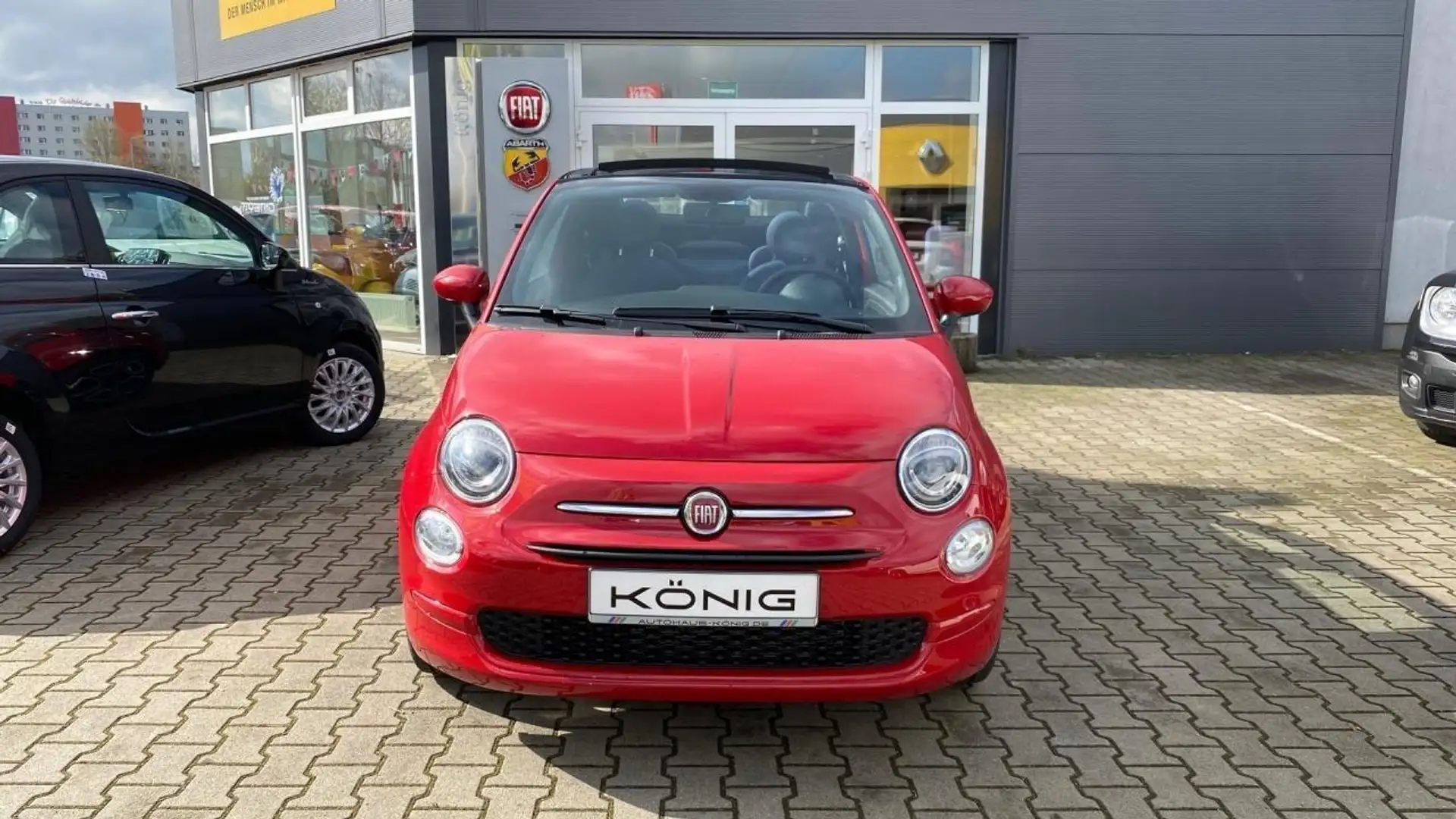 Fiat 500C 1.0 CLUB Klima*Tempomat*Apple CarPlay Rood - 2