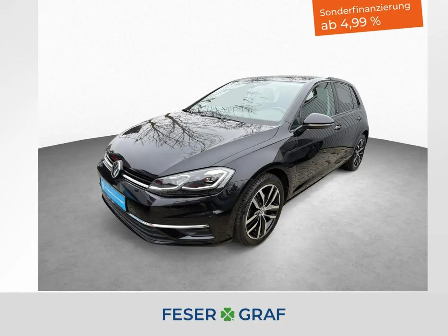 Volkswagen Golf VII Sound Lim. 1.0l TSI 6-Gang LED NAVI Noir - 1