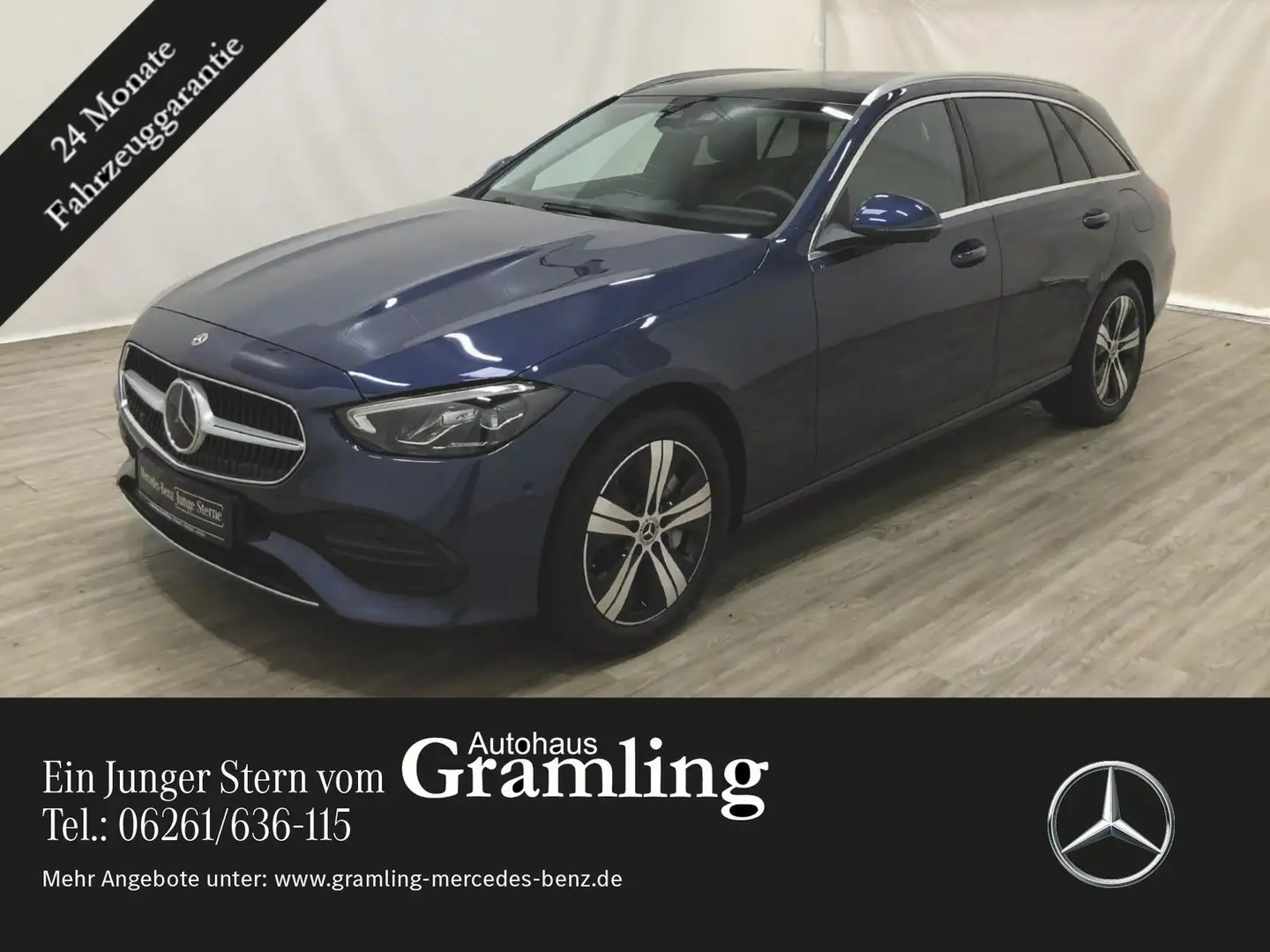 Mercedes-Benz C 300 e AVANTGARDE Pano*AHK*Dist*Massage*Sitzkli Blau - 1