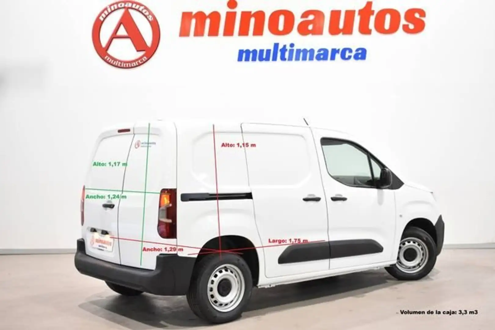 Peugeot Partner FURGÓN L1 600 KG 1.5 BLUEHDI 100 CV STAND Blanco - 2