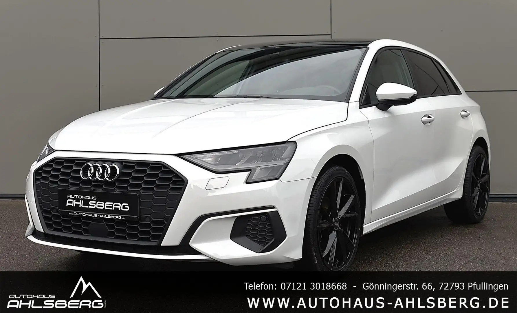 Audi A3 TDI SB/S-LINE /VIRTUEL.C/ACC/LED/PANO/LEDER/APP Weiß - 1