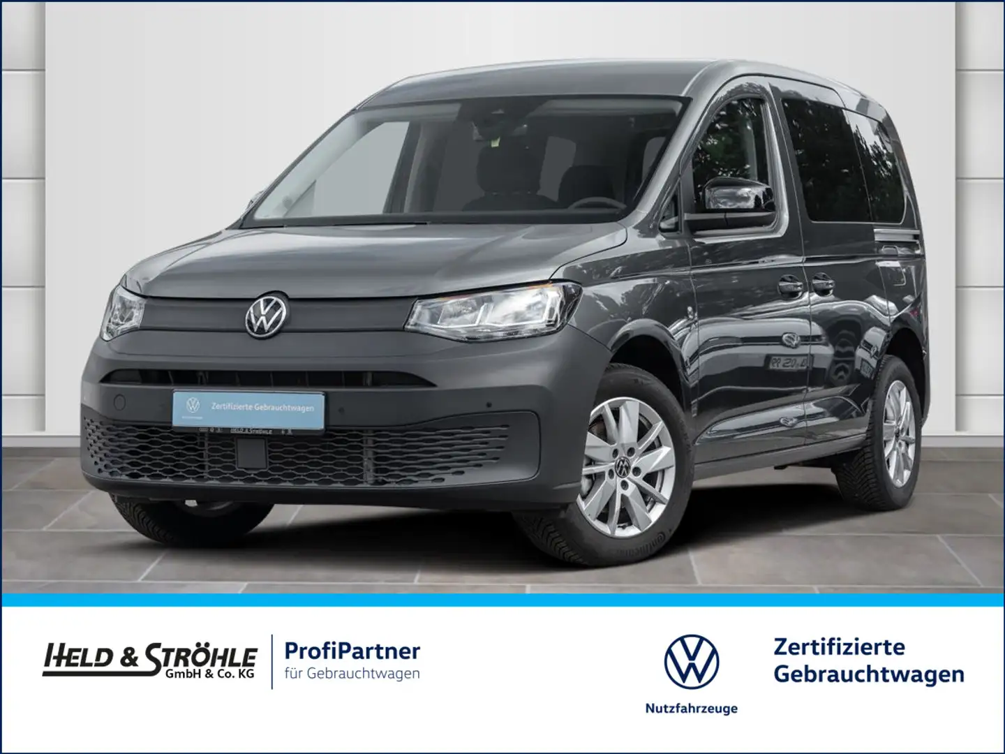 Volkswagen Caddy 2.0 TDI AHK KAM PDC SHZ DAB+ LANE ASSIST Grau - 1