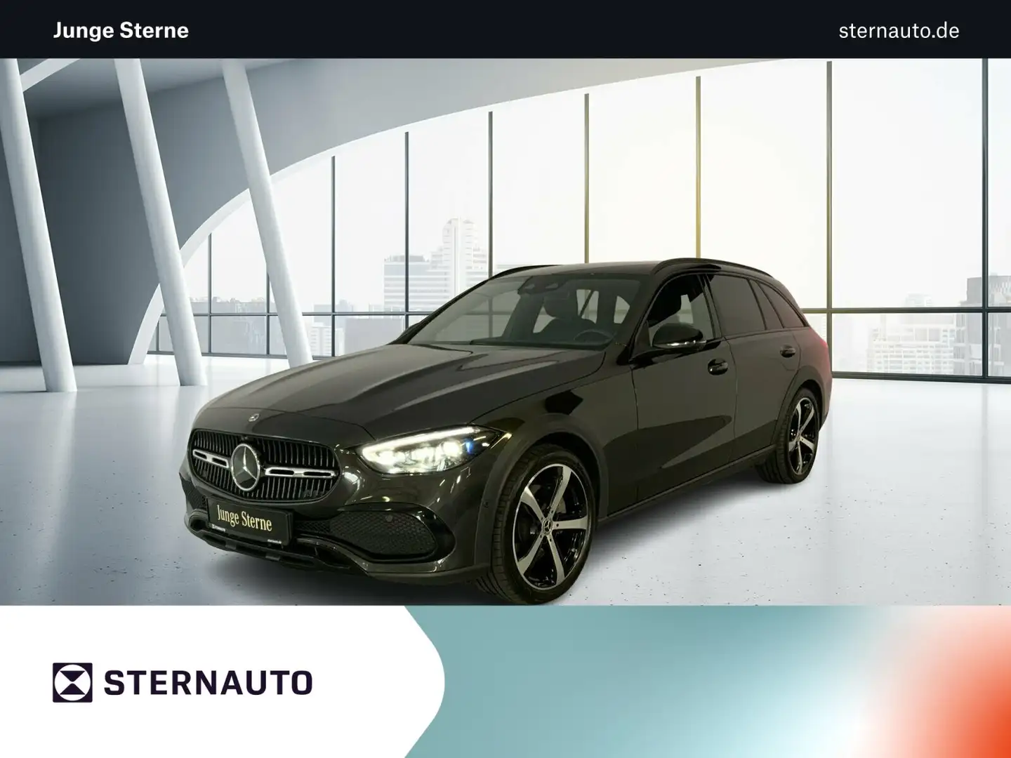 Mercedes-Benz C 220 C 220 T d 4M All-Terrain AVA Distr AHK Bur 3D Digi Gris - 1