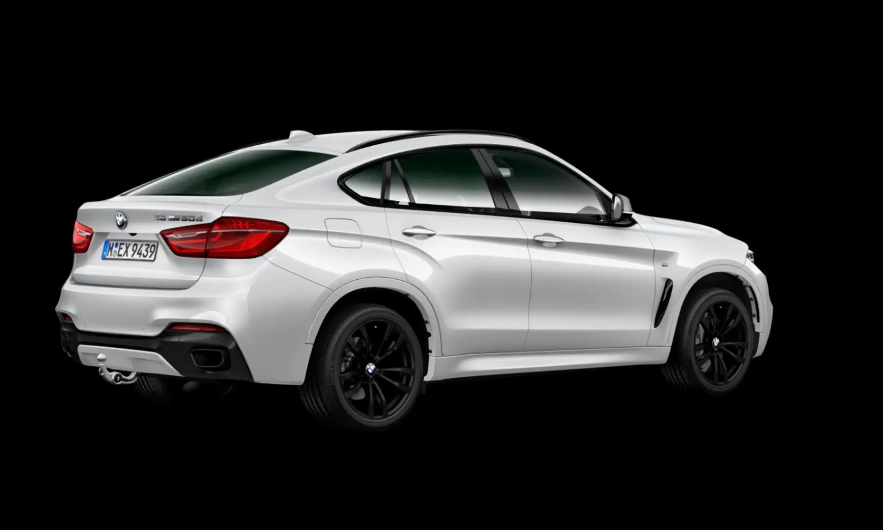 BMW X6 M 50d 1. Hd. PanoSD HUD StHzg 360° AHK B&O Silber - 2