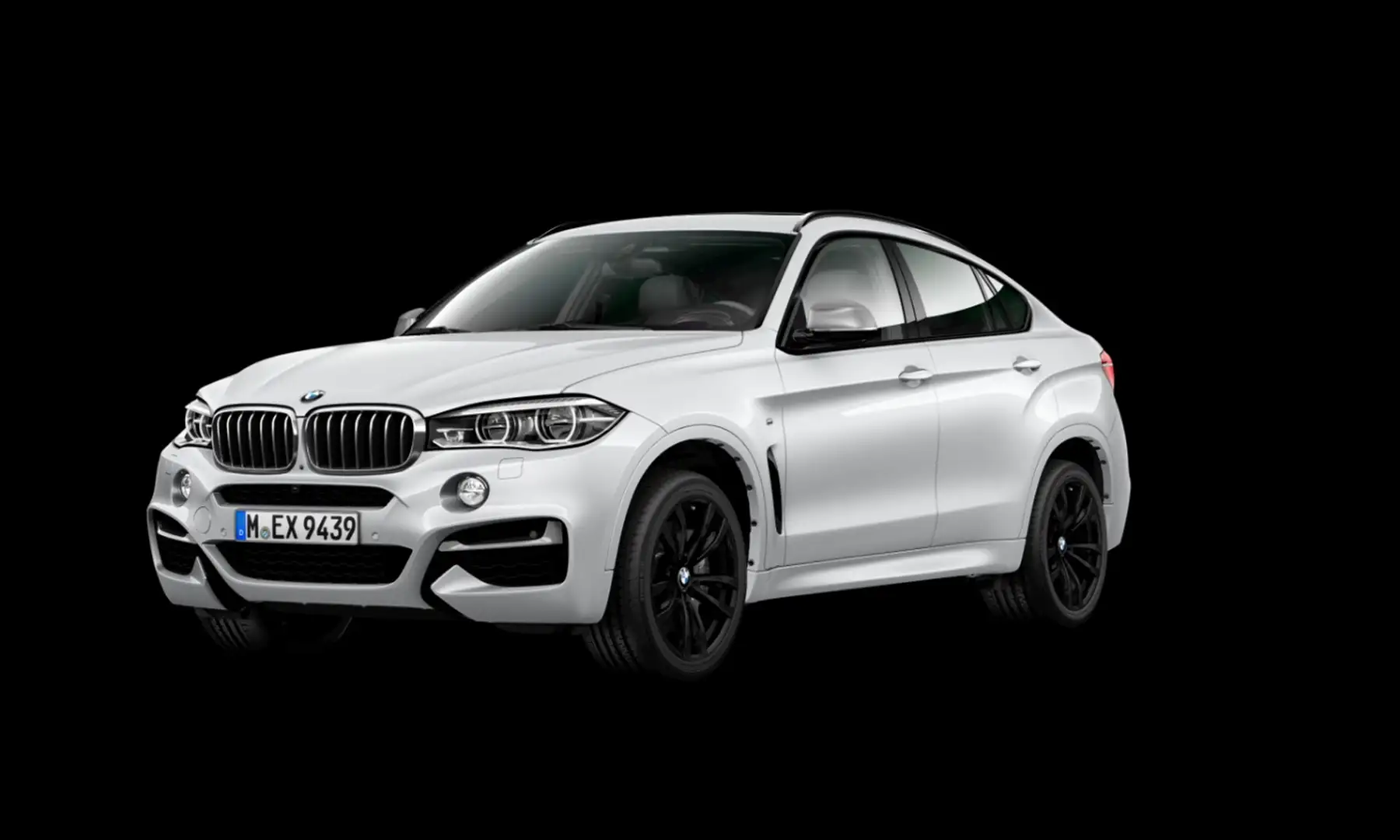 BMW X6 M 50d 1. Hd. PanoSD HUD StHzg 360° AHK B&O Silber - 1