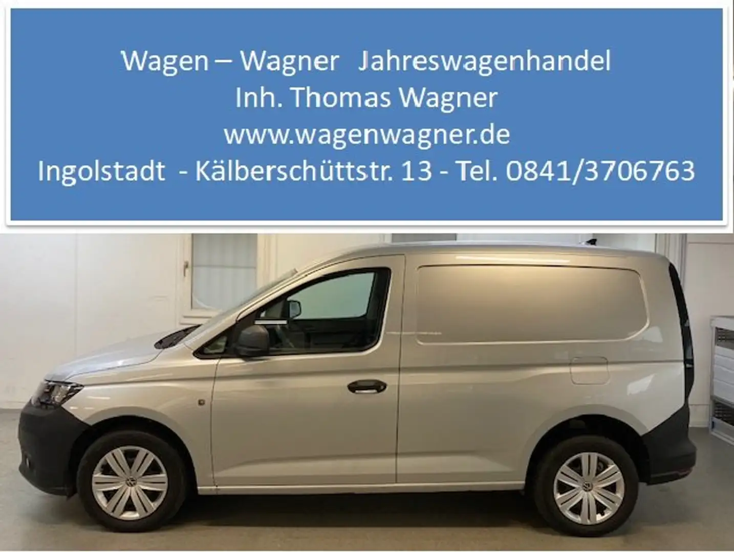 Volkswagen Caddy Cargo Kasten 2.0TDI 90KW 122PS Klima DAB Bluetooth Argent - 1