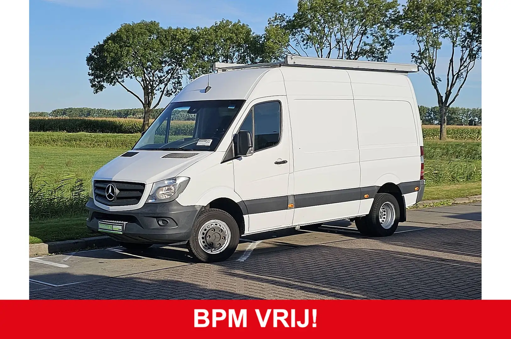 Mercedes-Benz Sprinter 516 L2H2 Dubbellucht Airco 163Pk ! Weiß - 1