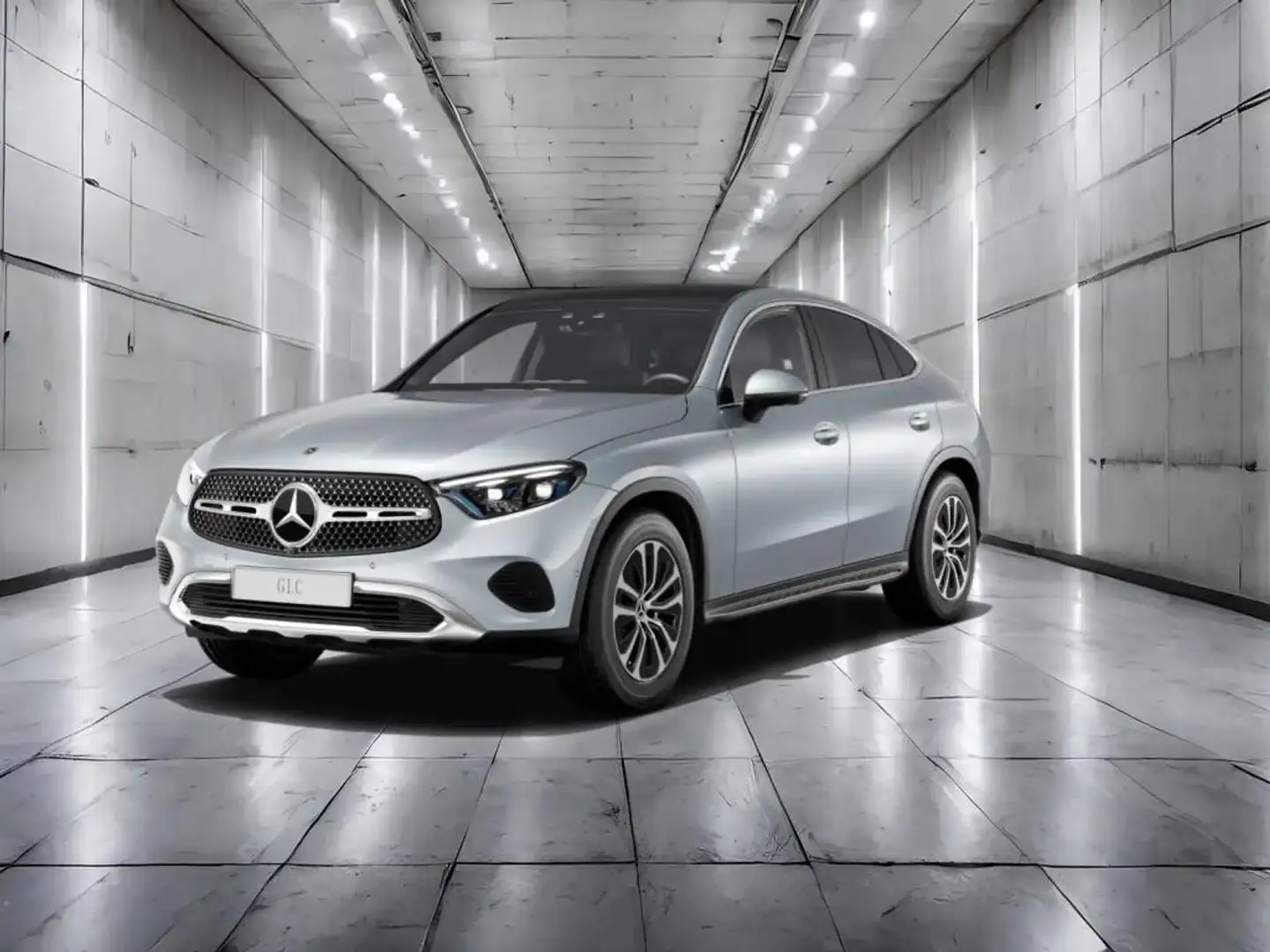 Mercedes-Benz GLC 220 d 4M Coupé AVANTGARDE+PANO+AHK+DISTRONIC Argent - 1