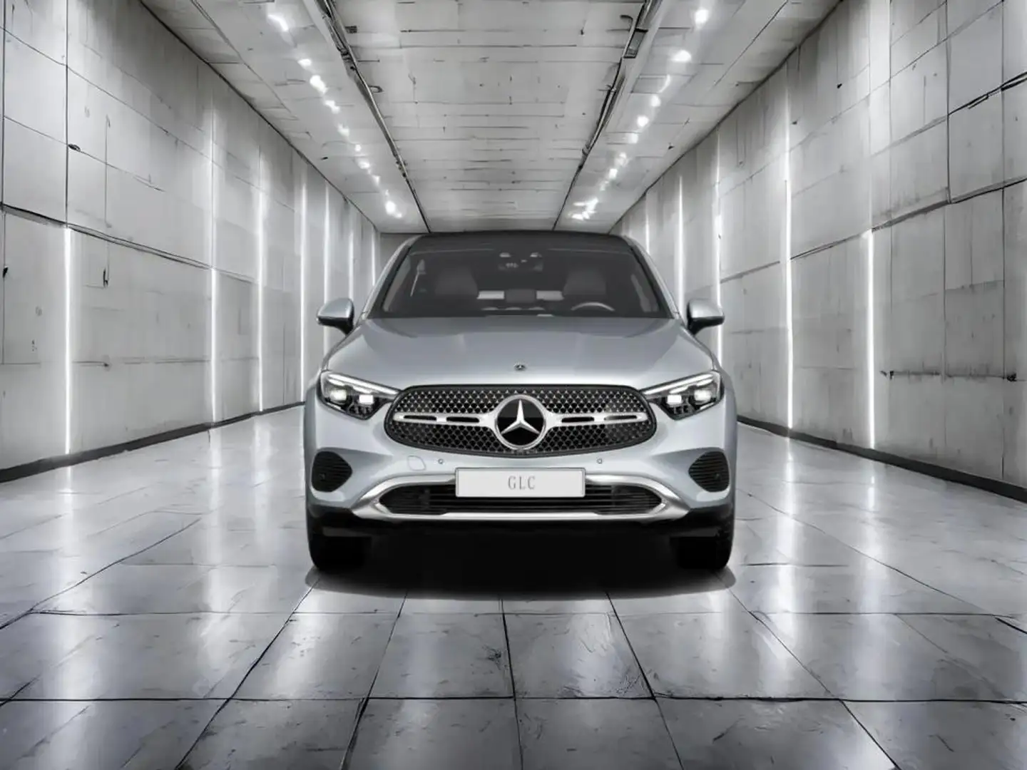 Mercedes-Benz GLC 220 d 4M Coupé AVANTGARDE+PANO+AHK+DISTRONIC Argent - 2