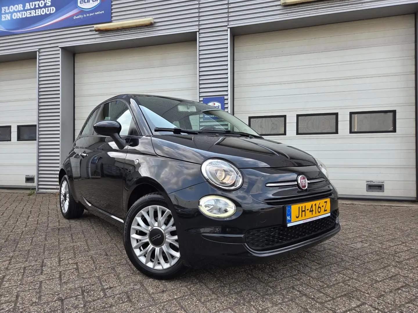 Fiat 500 0.9 TwinAir Turbo Popstar Zwart - 2