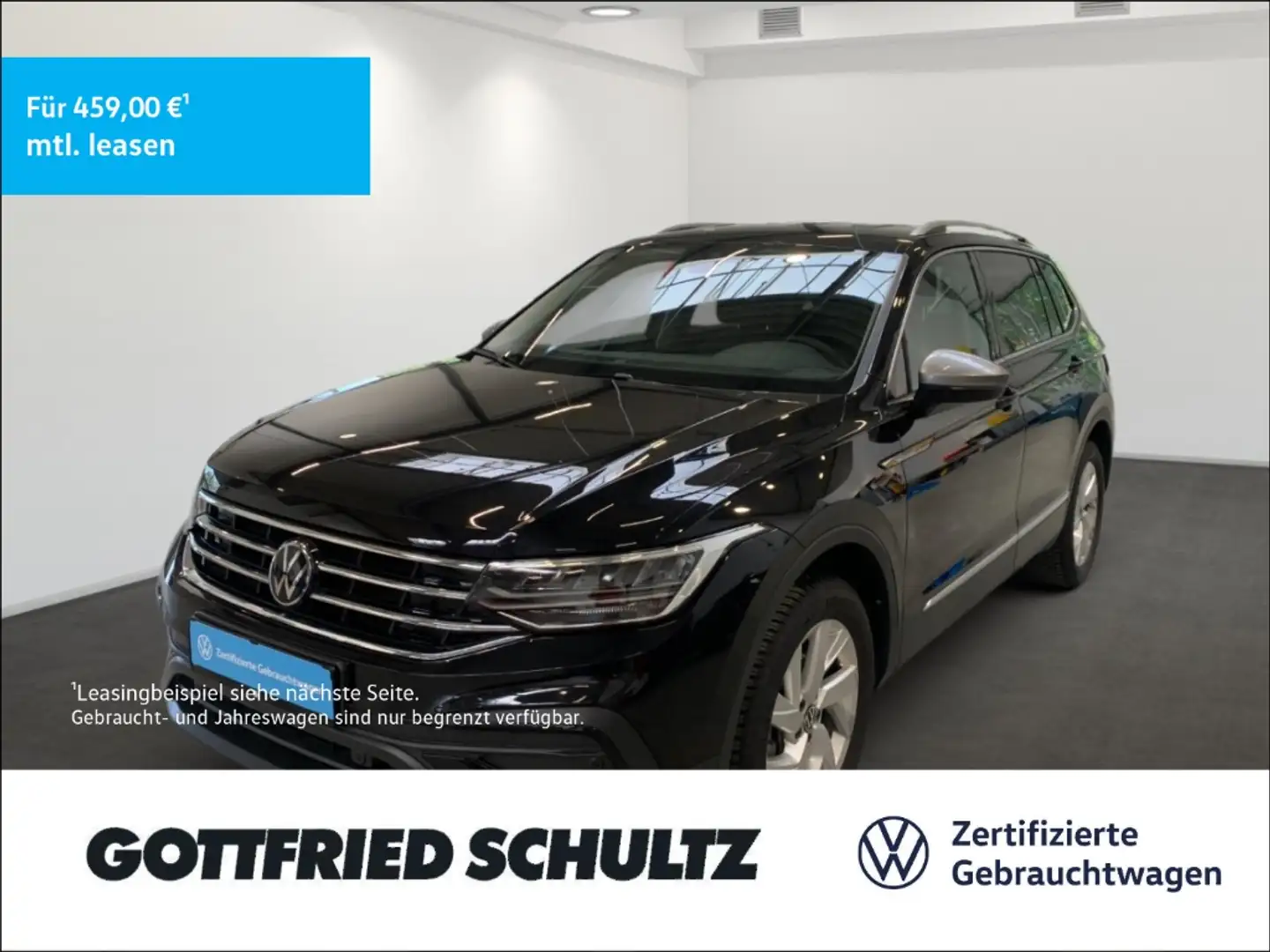 Volkswagen Tiguan Allspace LIFE TSI DSG AHK 7-SITZE SITZHEIZUNG NAVI ACC Negru - 1