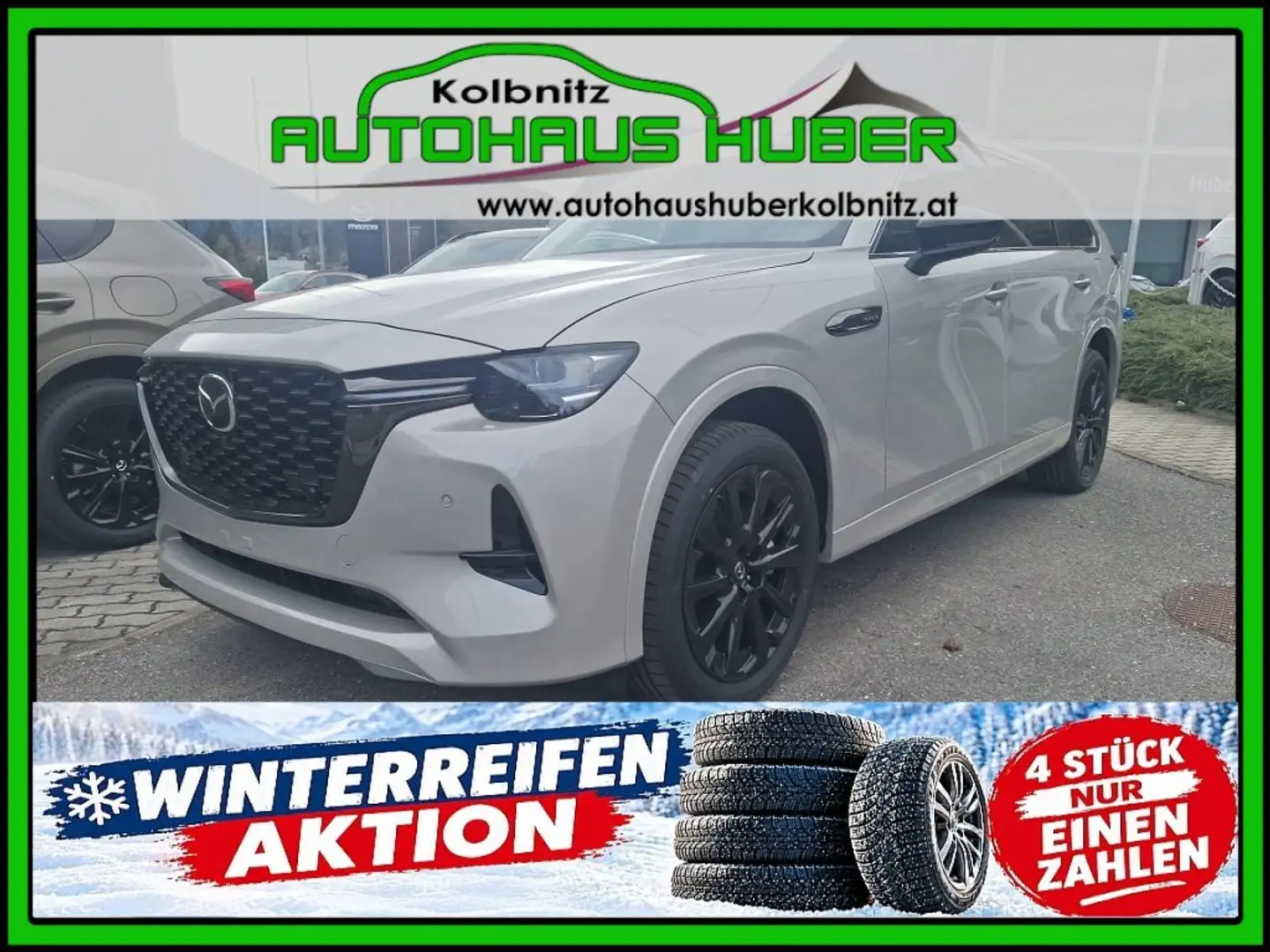 Mazda CX-80 2.5 BENZIN-PHEV AUT AWD HOMURA PLUS 7S LEDER SCHWARZ Silber - 1