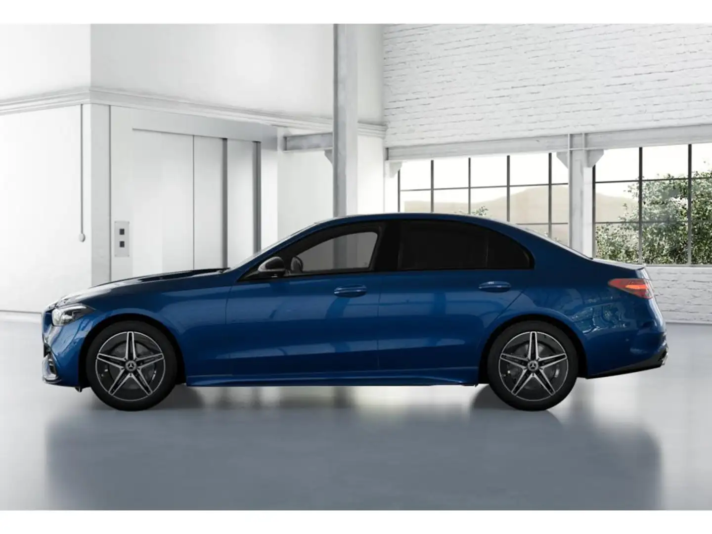 Mercedes-Benz C 200 d AMG MBUX+360°+Lenkradhzg+Totwink+18Zoll Blau - 2