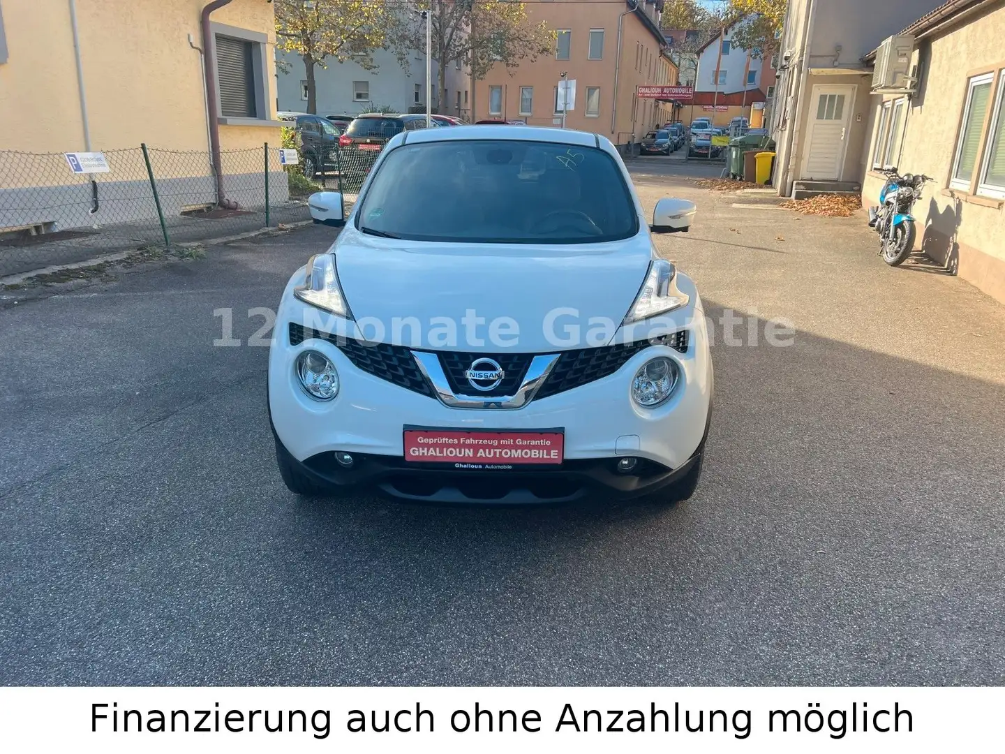 Nissan Juke 1.6  Tekna 4x4 1 Hand Automatik Navi Kamera Weiß - 1