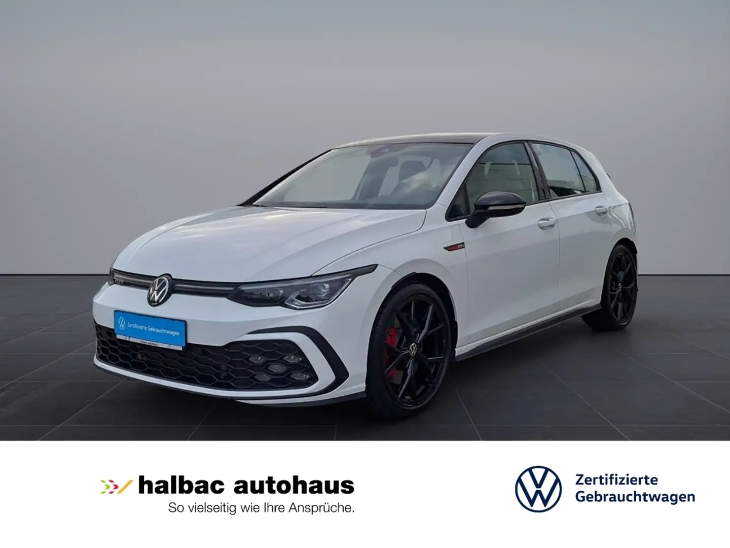Volkswagen Golf VIII GTI 2.0 TSI DSG +PANOD+LEDER+NAVI+BLACKSTYLE Weiß - 1