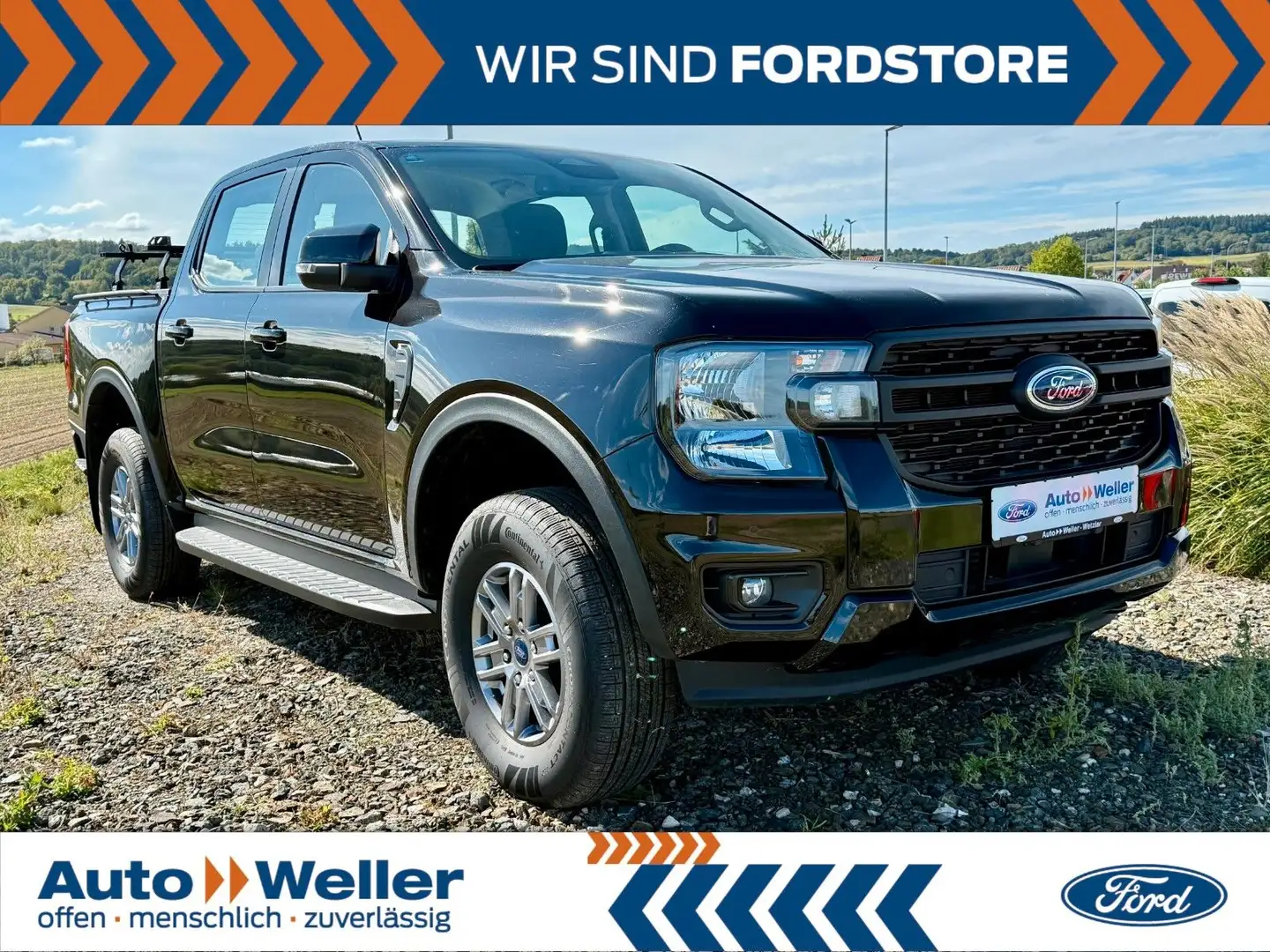 Ford Ranger XLT 2.0 EcoBlue 4x4 DOKA Rollo Schwarz - 1
