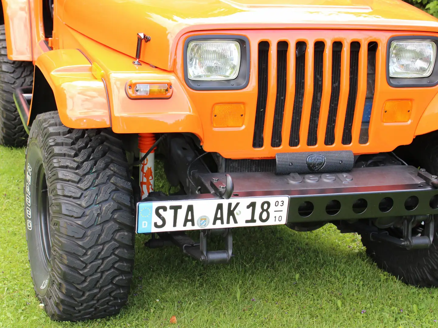 Jeep Wrangler YJ 4,2 H- Zulassung Оранжевий - 2