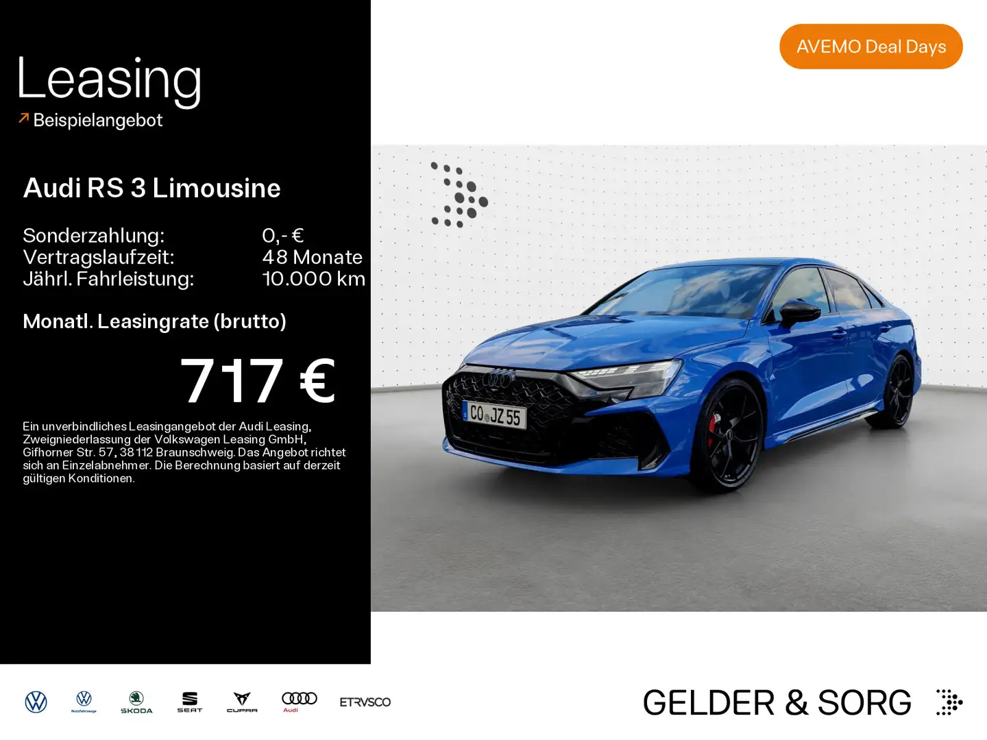 Audi RS3 Nogaro*280kmh*Exp.Pro*SONOS*Pano Albastru - 1