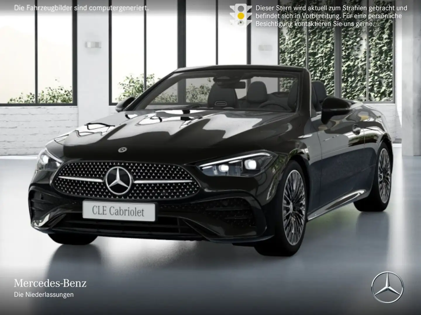 Mercedes-Benz CLE 220 d AMG+NIGHT+BURMESTER+KAMERA+TOTW+KEYLESS Schwarz - 2