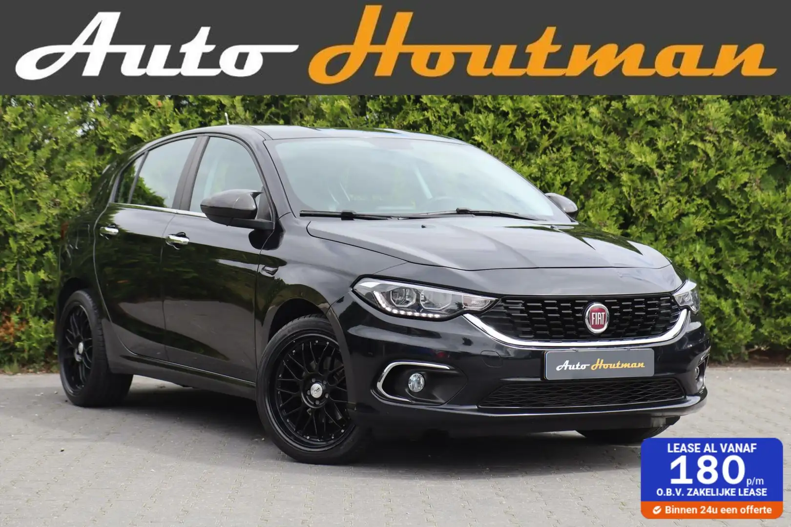 Fiat Tipo 1.4 T-Jet 16v 120 pk S-Design Airco|NAvi|Lmv|Pdc|L Zwart - 1