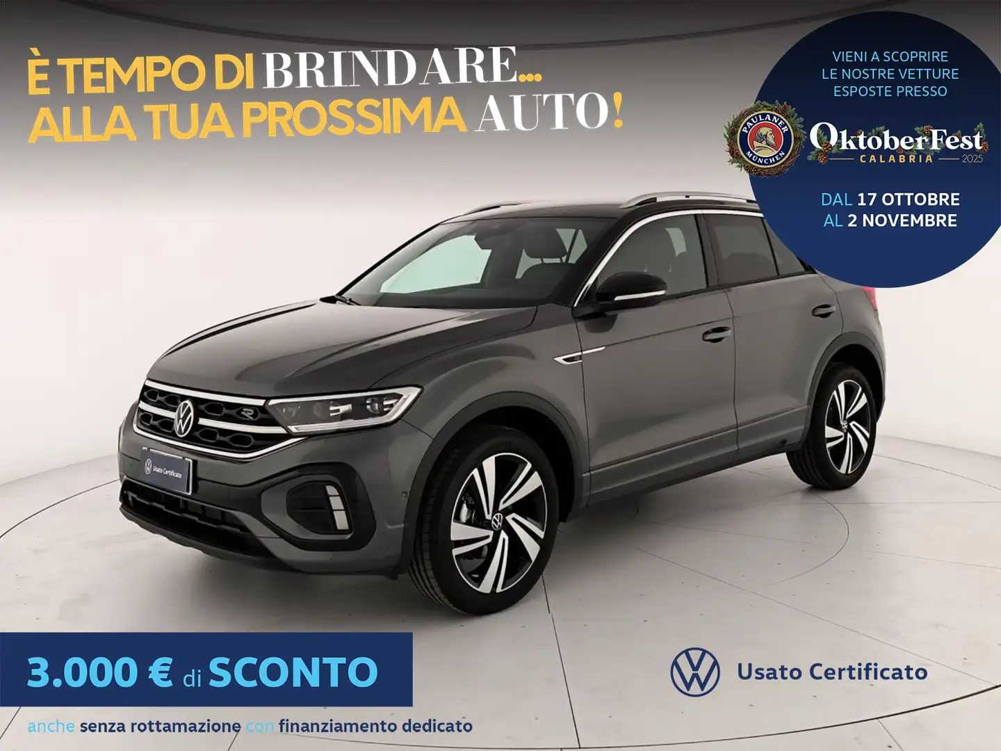 Volkswagen T-Roc 2.0 tdi r-line plus 115cv Nero - 1