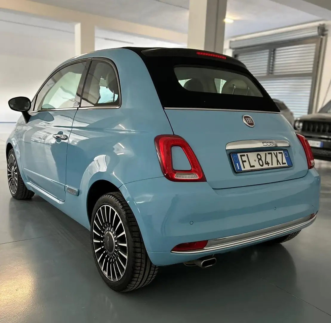 Fiat 500C 1.3 mjt 95cv Bleu - 2