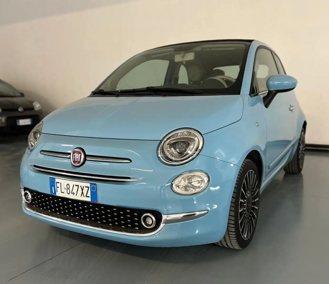 Fiat 500C 1.3 mjt 95cv Bleu - 1