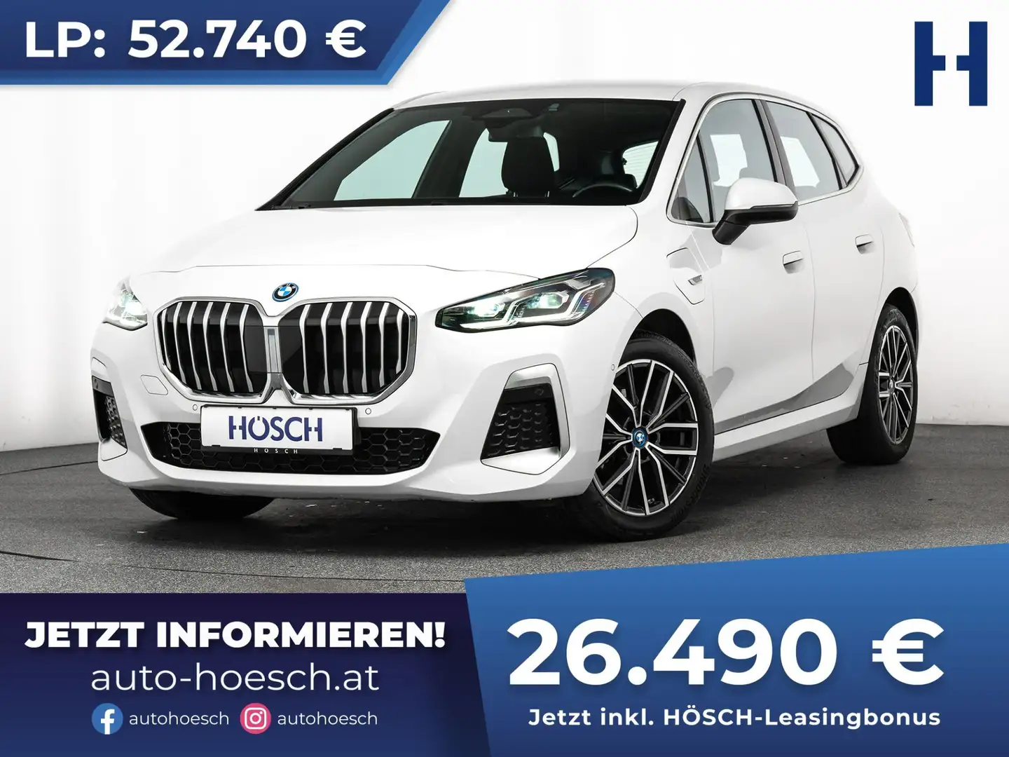 BMW 225 e xDrive Active Tourer M-Sport PREMIUM TOPPREIS ++ Weiß - 1