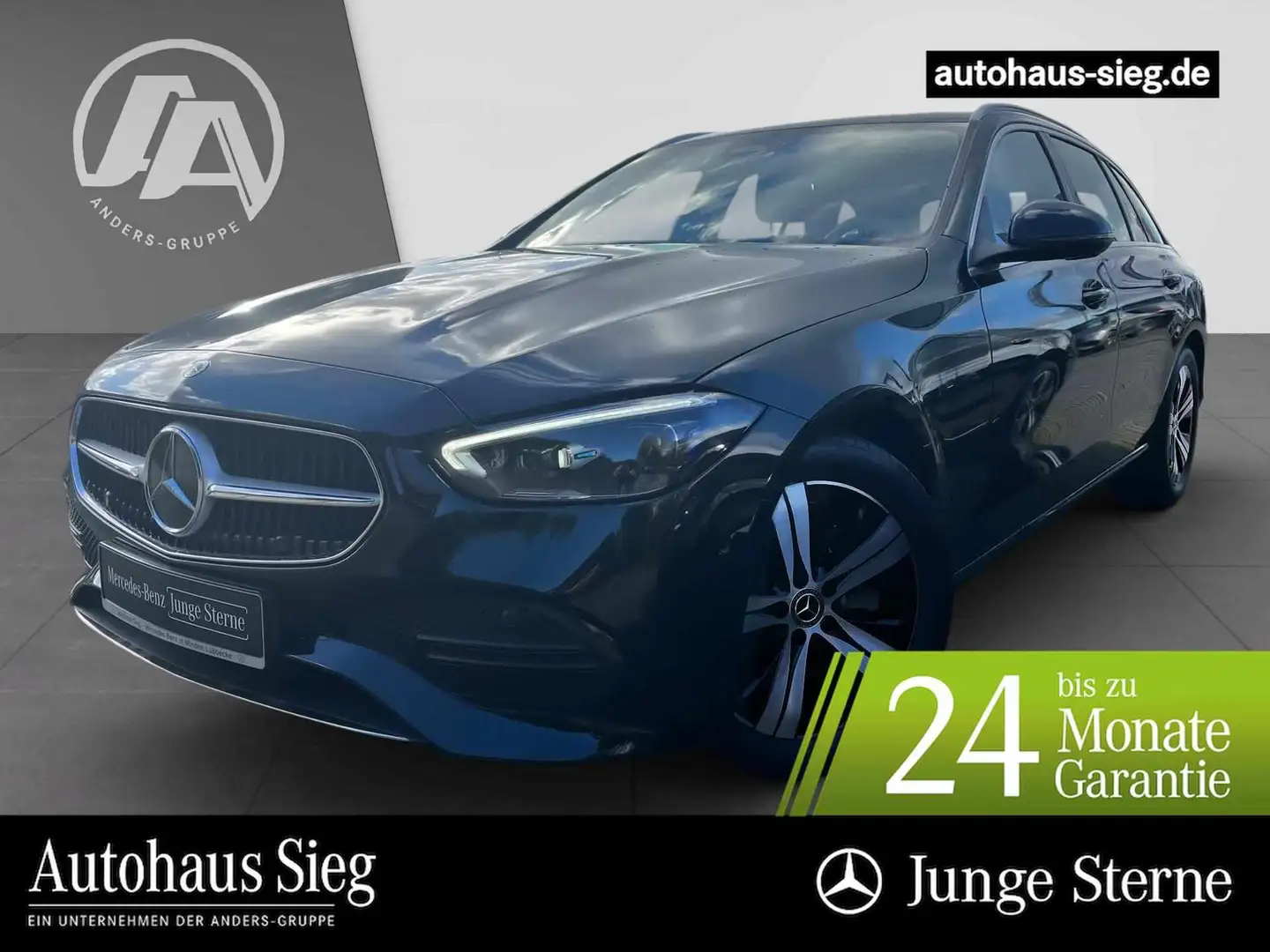 Mercedes-Benz C 200 d T Avantgarde+MBUX+AHK+Kam+DIGITAL+EASY-P Schwarz - 1