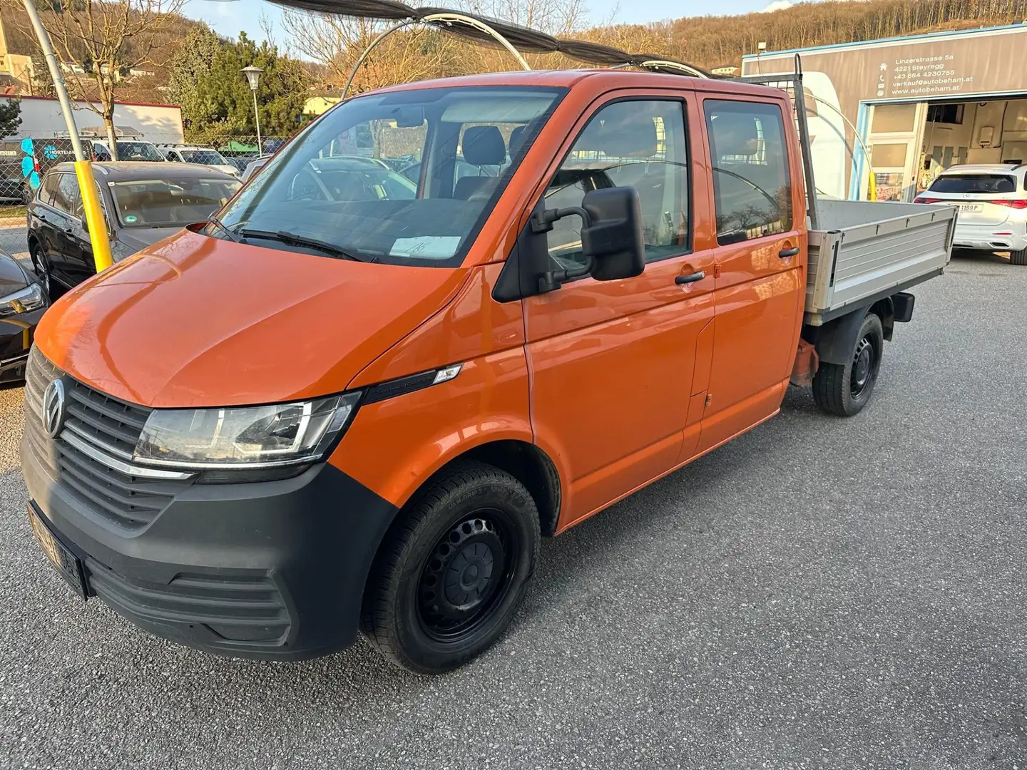 Volkswagen T6.1 Transporter  T6.1 Pritsche DOKA LR TDI Netto Orange - 1