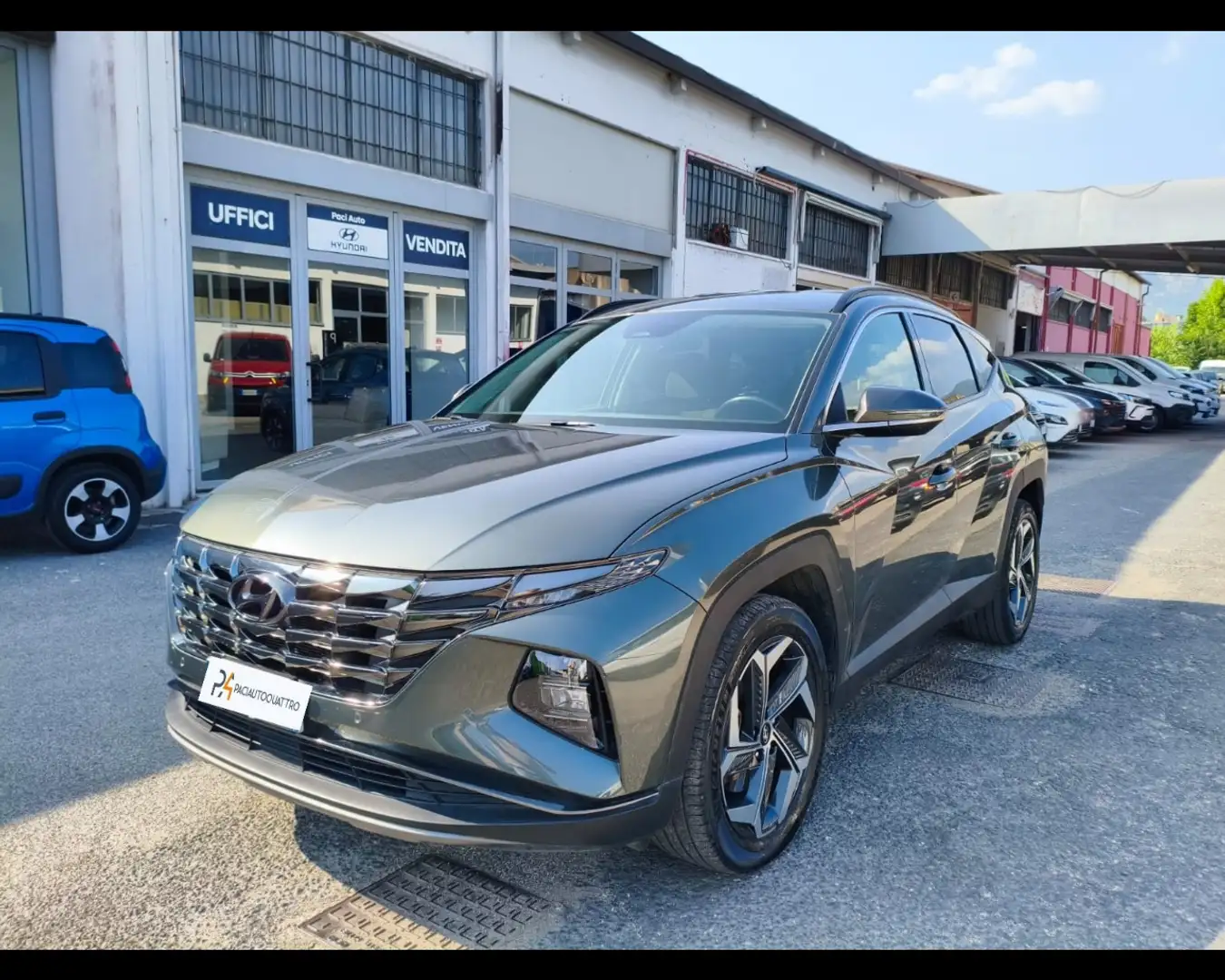 Hyundai TUCSON 1.6 HEV Xline Gris - 1