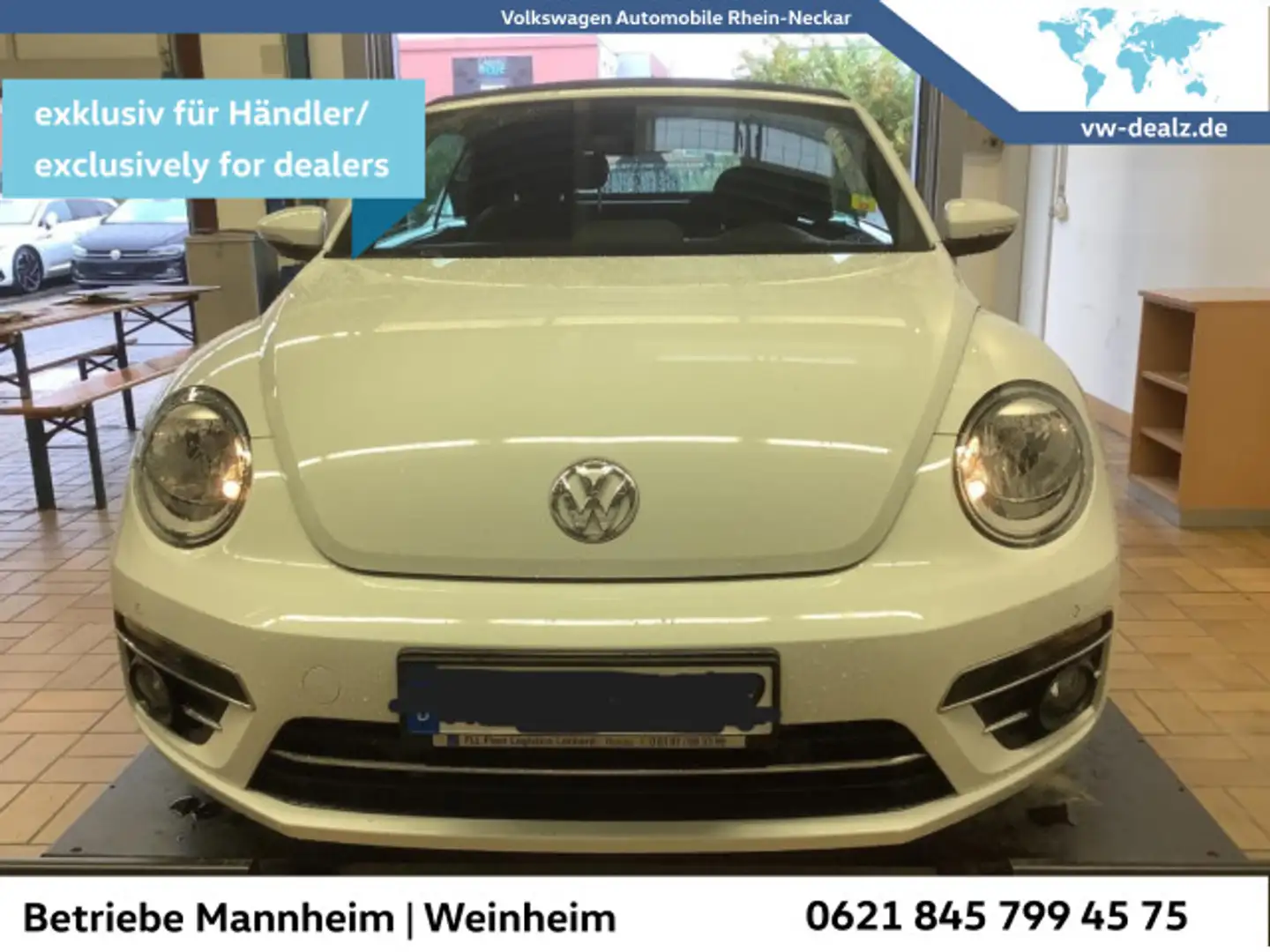 Volkswagen Beetle Cabriolet 1.2 TSI Sound PDC Sitzhzg. Klim Weiß - 1