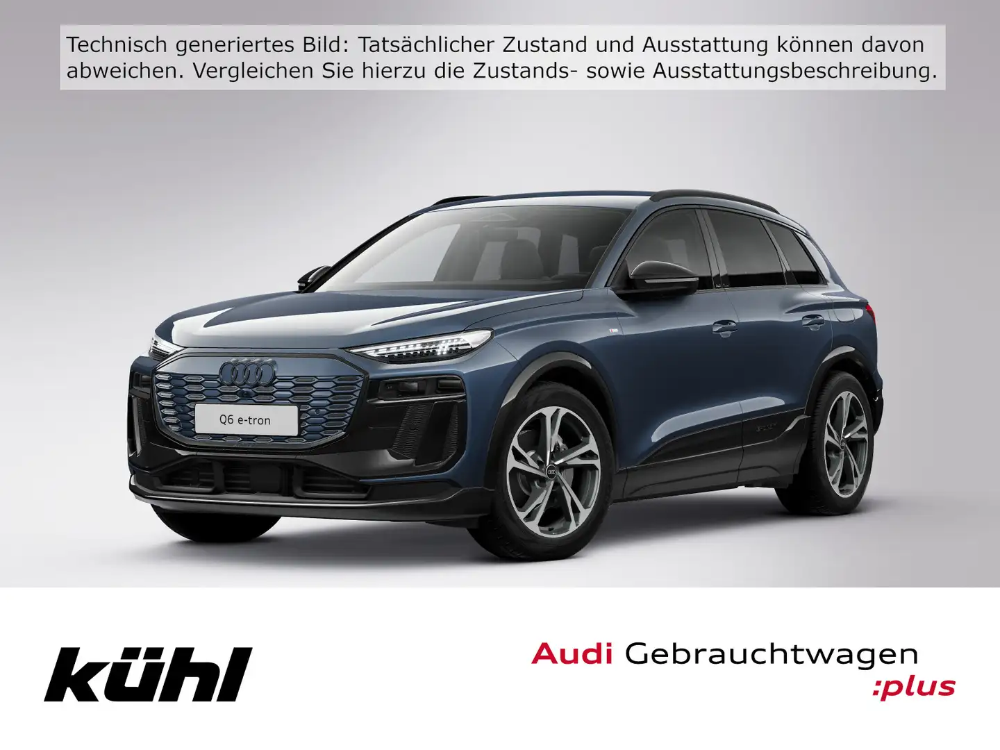 Audi Q6 e-tron Q LED+/ACC/360°/Navi Blau - 1
