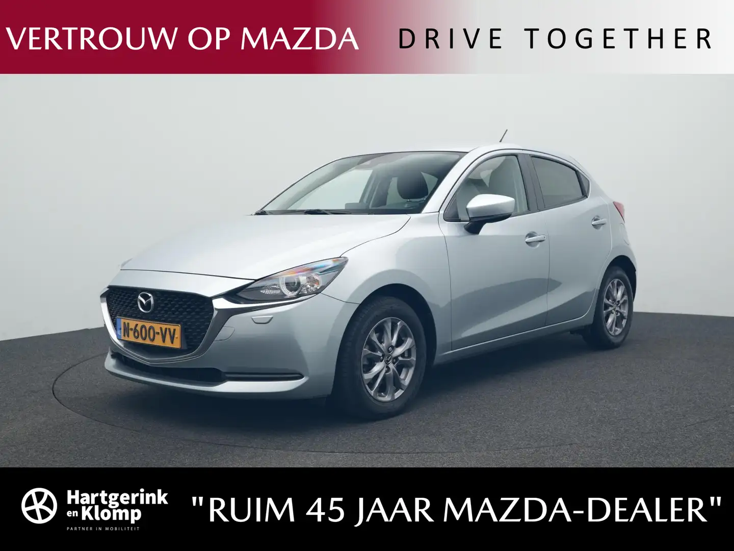 Mazda 2 1.5 Skyactiv-G Comfort met navigatie : dealer onde Gris - 1