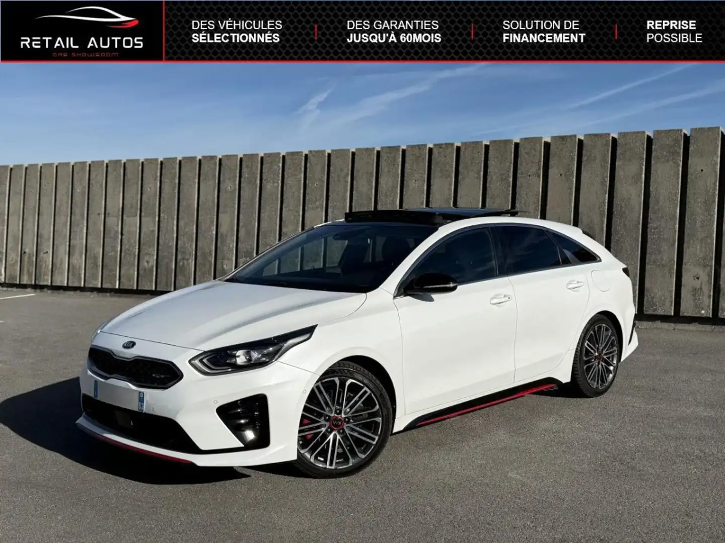 Kia ProCeed / pro_cee'd PRO CEE D 1.6 T-GDI 204ch GT DCT7 Blanc - 1