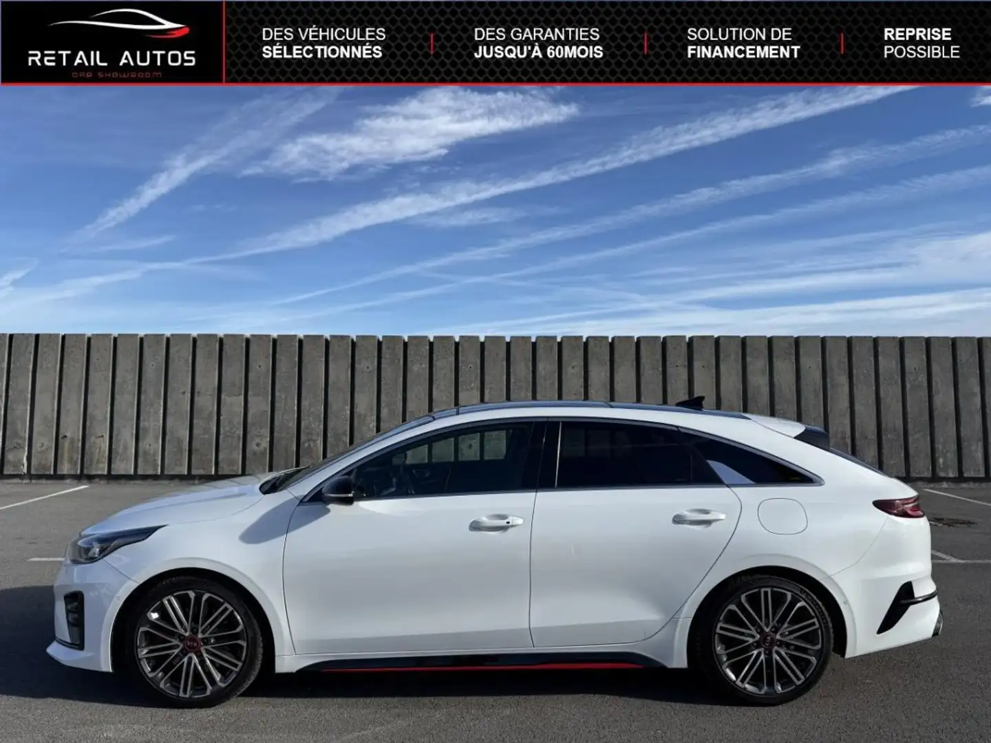 Kia ProCeed / pro_cee'd PRO CEE D 1.6 T-GDI 204ch GT DCT7 Blanc - 2