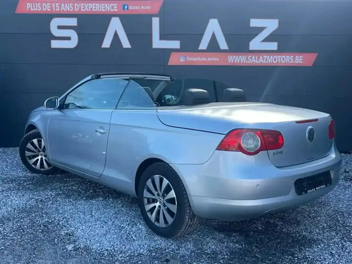 Volkswagen Eos 2.0 TDi ✅CUIR✅CARNET⚠️PROBLEM CAPOT ⚠️ Zilver - 2