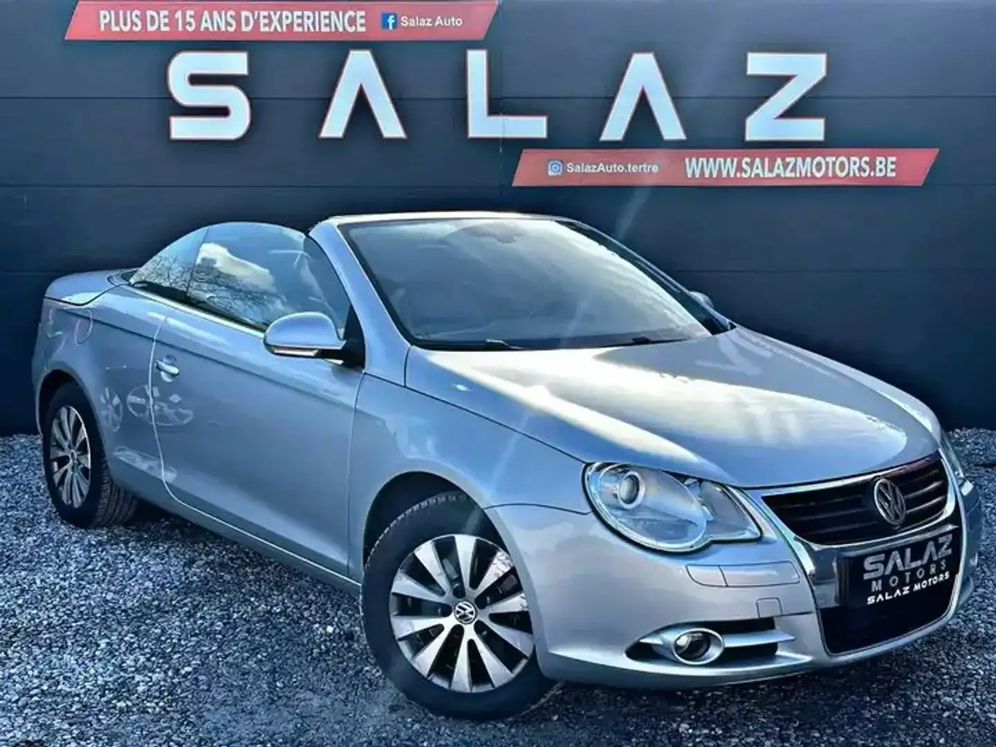 Volkswagen Eos 2.0 TDi ✅CUIR✅CARNET⚠️PROBLEM CAPOT ⚠️ Zilver - 1