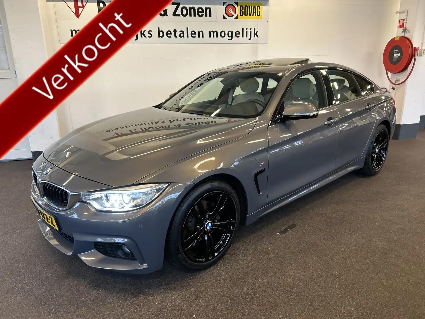 BMW 418 4-serie Gran Coupé 418i Individual M-pakket Schuif Brun - 1