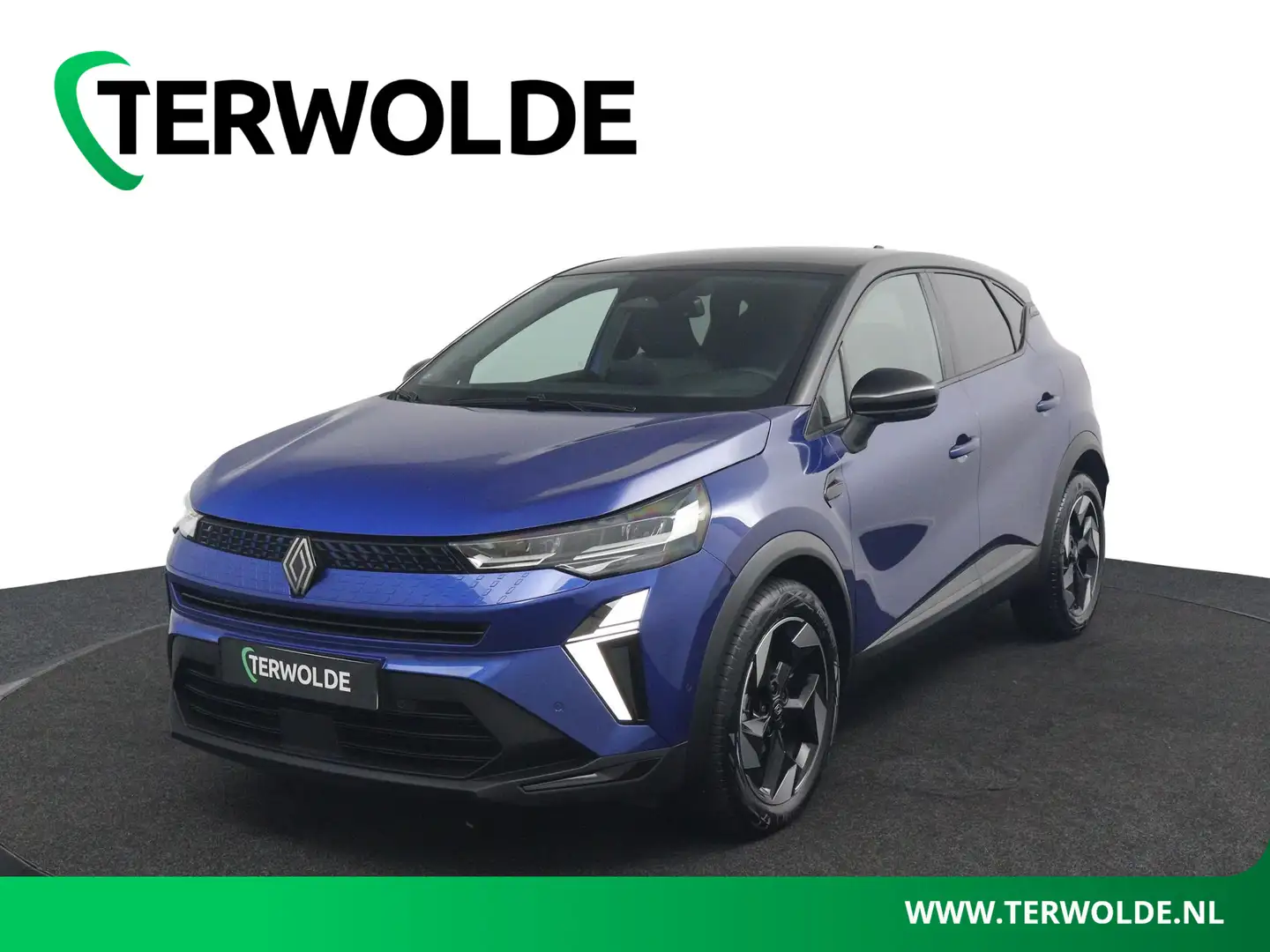Renault Captur 1.3 mild hybrid 160 techno | Automaat | Navigatie Blauw - 1