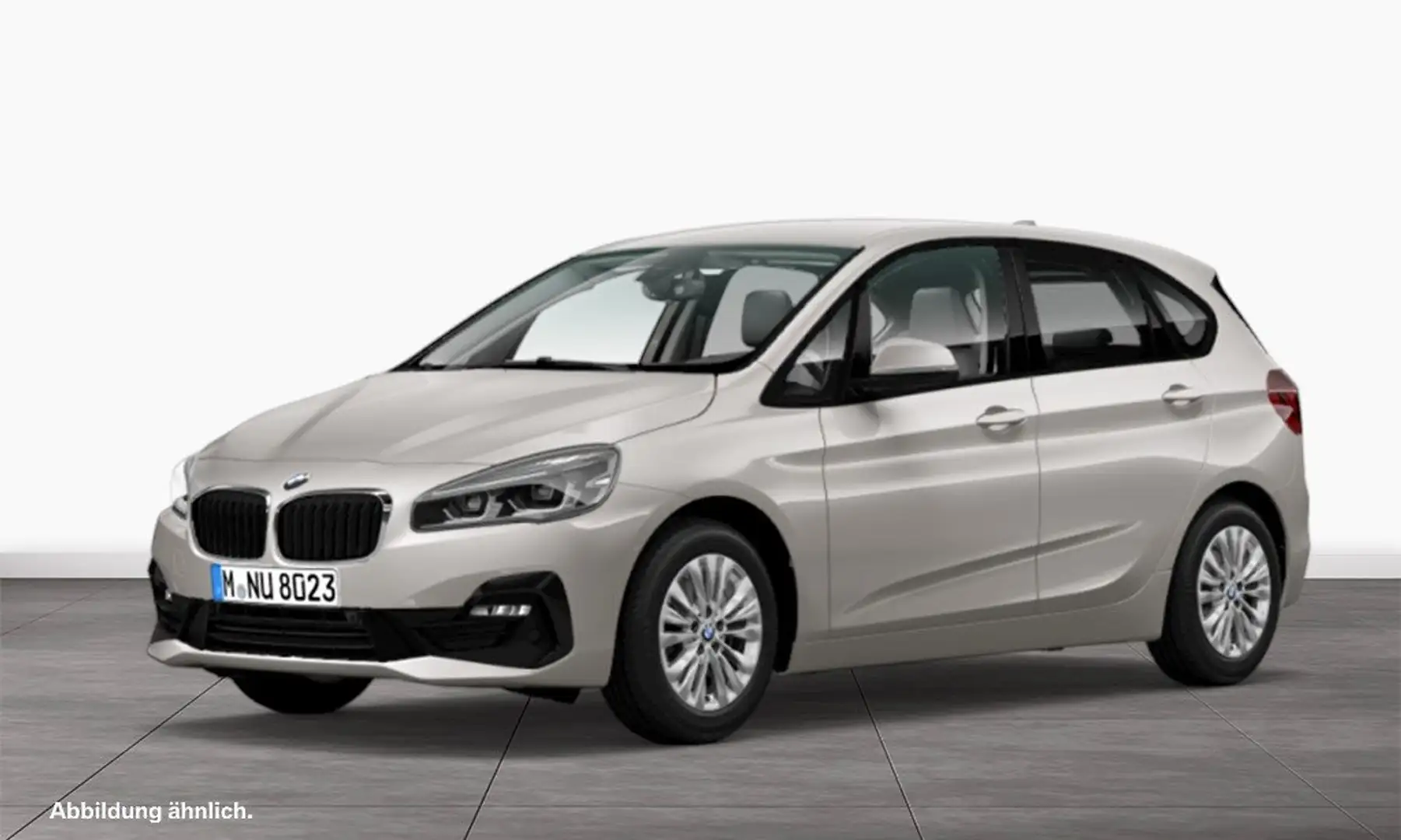BMW 218 d Active Tourer Advantage LED RFK Navi Silber - 1