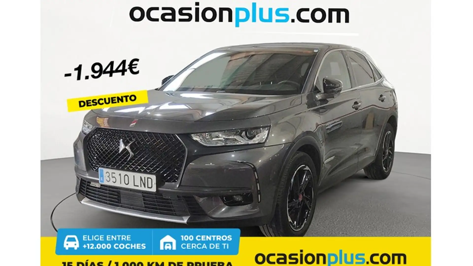 DS Automobiles DS 7 Crossback 1.5BlueHDi Performance Line Aut. Gris - 1