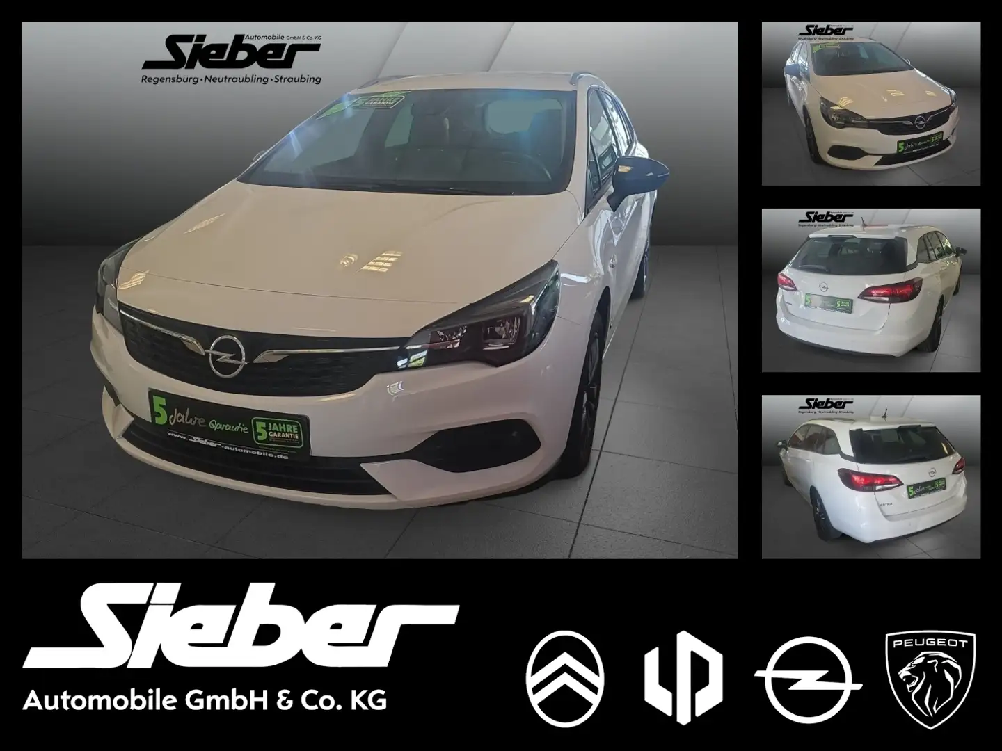 Opel Astra K ST 1.2 Turbo Design & Tech *Sitzheizung* Weiß - 1