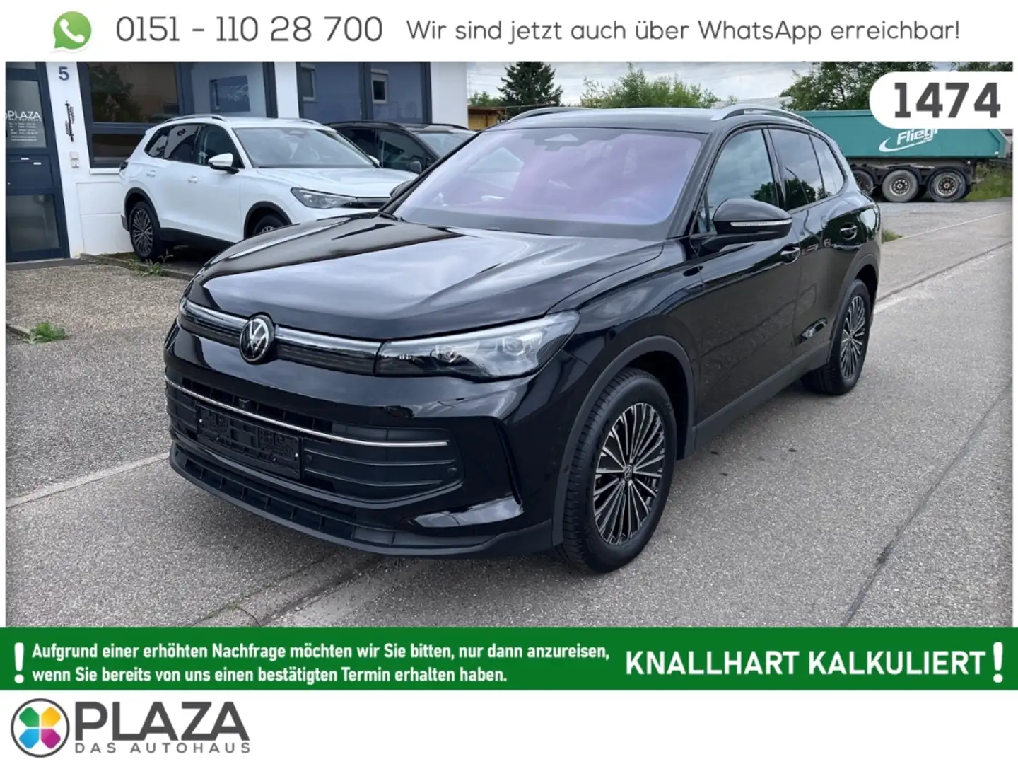 Volkswagen Tiguan 1.5eTSI DSG Goal ACC AHK StHZ H/K 360°IQ Schwarz - 1