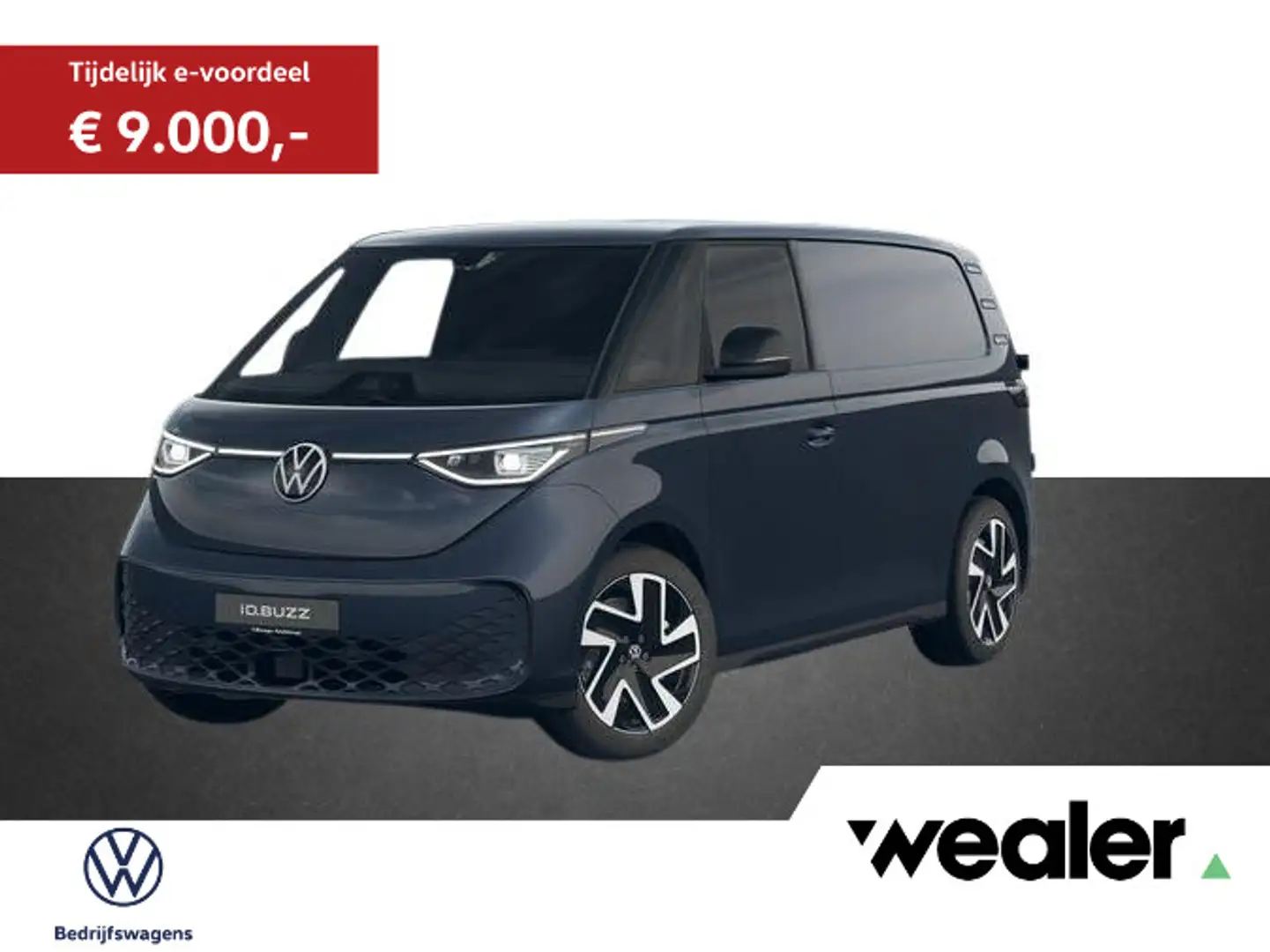 Volkswagen ID. Buzz Cargo Bedrijfswagens Bulli Edition Elektromotor 250 kW ( Blauw - 1